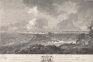 South East View of tLand-Guard Fort, i Suffolk av Thomas Major