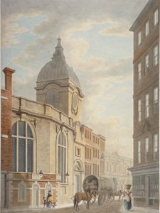 Church of St Benet Fink, Threadneedle Street, City of London, 1797 av Thomas Malton II