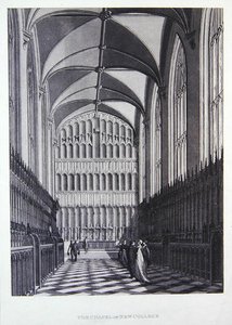 New College Chapel av Thomas Malton Jnr.