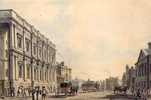 Whitehall med Birmingham House av Thomas Malton Jnr.