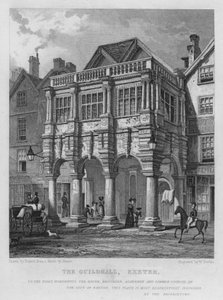 The Guildhall, Exeter (gravyr)