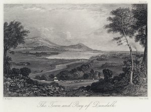 The Town and Bay of Dundalk (gravyr)