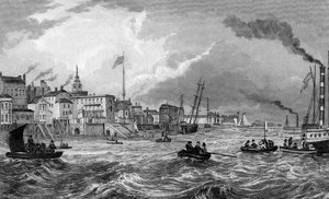Gravesend, Kent, publicerad 1831 (gravyr)