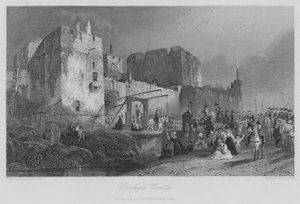 Carlisle Castle (gravyr) av Thomas Miles II Richardson