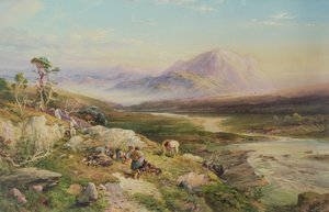 End of the Shoot, Loch Maree (akvarell på papper)