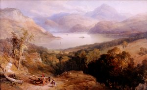 Ullswater, ca 1842 (Akvarell och gouache)