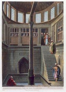 Utsikt över nilometern, Kairo, Egypten, 1802