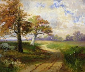 Höstlig scen av Thomas Moran