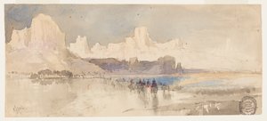 Canyon of the Rio Virgin, södra Utah av Thomas Moran