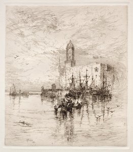 U Lua, San Juans slott, v. Cruz, 1884. av Thomas Moran