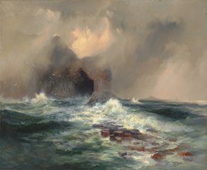 Fingals grotta, ön Staffa, Skottland 1884 (olja på duk)