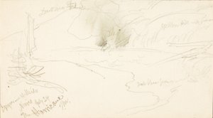 Gejser i Hillside, Norris, orkanen av Thomas Moran