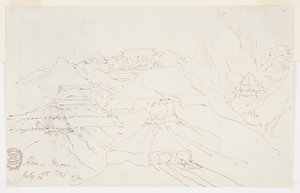 Grand Canyon i regnet av Thomas Moran