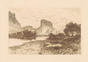 Green River, Wyoming Territory av Thomas Moran
