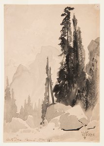 Half Dome, Yosemite av Thomas Moran