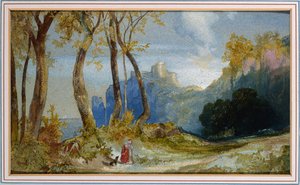I kullarna av Thomas Moran