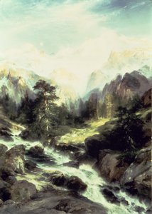 I Teton Range, 1899 av Thomas Moran