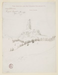 Lizard Head Peak, Colorado av Thomas Moran