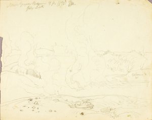 Norris Geyser Basin, Yellowstone Park av Thomas Moran
