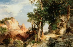 On the Berry Trail - Grand Canyon of Arizona, 1903 av Thomas Moran