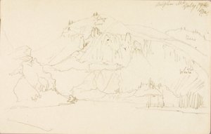 Sulphur Mountain av Thomas Moran