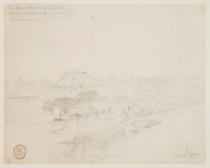 De dåliga länderna i Dakota av Thomas Moran