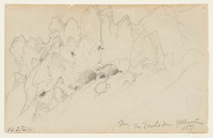 Djävulens håla, Yellowstone av Thomas Moran