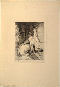 Den tomma vaggan av Thomas Moran