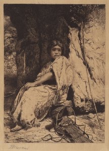 Den tomma vaggan av Thomas Moran
