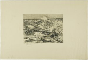 Forsarna ovanför Niagara av Thomas Moran