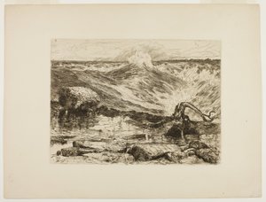 Forsarna ovanför Niagara av Thomas Moran