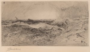 Det rungande havet av Thomas Moran