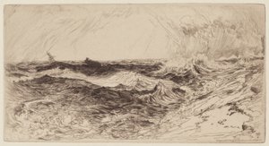 Det rungande havet av Thomas Moran