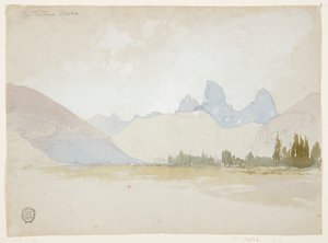 Tetons, Idaho av Thomas Moran