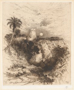 Tornet i Cortez, Mexiko av Thomas Moran