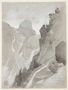 Vernal Falls, Yosemite av Thomas Moran
