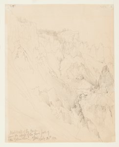 Kanjonens västra mur, Yellowstone av Thomas Moran