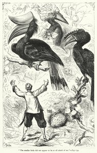 Illustration för Gullivers resor av Jonathan Swift (gravyr) av Thomas Morten
