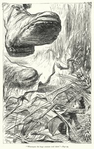 Illustration för Gullivers resor av Jonathan Swift (gravyr) av Thomas Morten