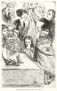 Illustration för Gullivers resor av Jonathan Swift (gravyr) av Thomas Morten