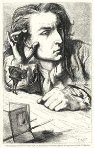 Illustration för Gullivers resor av Jonathan Swift (gravyr) av Thomas Morten