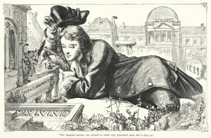 Illustration för Gullivers resor av Jonathan Swift (gravyr) av Thomas Morten