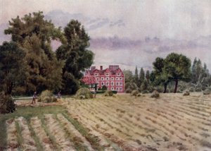 Kew Gardens: The Palace (färg litho) av Thomas Mower Martin