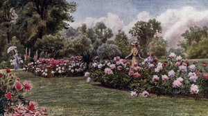 Kew Gardens: The Peonies (färg litho)
