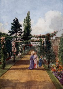 Kew Gardens: The Rosery (färg litho)