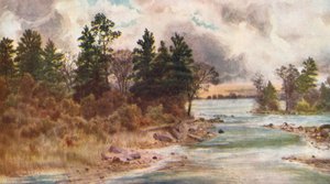 Ottawa vid Vaudreuil (färglitografi) av Thomas Mower Martin