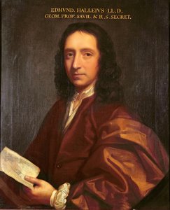 Porträtt av Edmond Halley, ca 1687