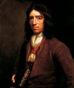Porträtt av William Dampier (1651-1715) brittisk cirkumnavigator, hydrograf, sjöfartshandlare, pirat och sjöfarare, av Thomas Murray, målning, ca. 1698