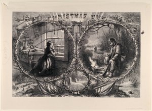 Julafton publicerade Harpers Weekly, 3 januari 1863, 1863. av Thomas Nast