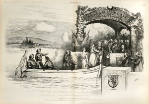 Internationell rätt - The Better Way..., 1874 (trästick) av Thomas Nast